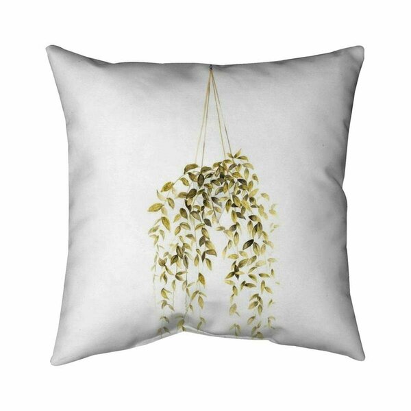 Begin Home Decor 20 x 20 in. Hanging Plant-Double Sided Print Indoor Pillow 5541-2020-FL306